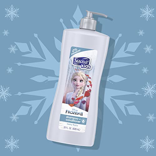 Suave Shampoo & Conditioner Elsa Berry Flurry 28 oz